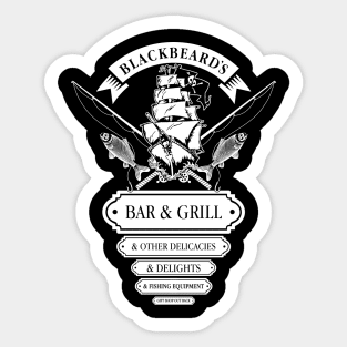 Blackbeard's Bar and Grill Sticker